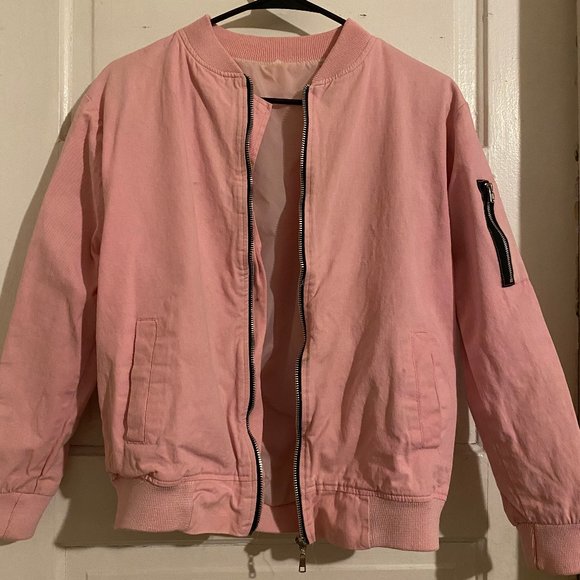 Pink Bomber Jacket - Picture 2 of 3